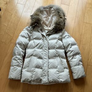 EUC Coach Down & Coyote Fur Puffer Jacket